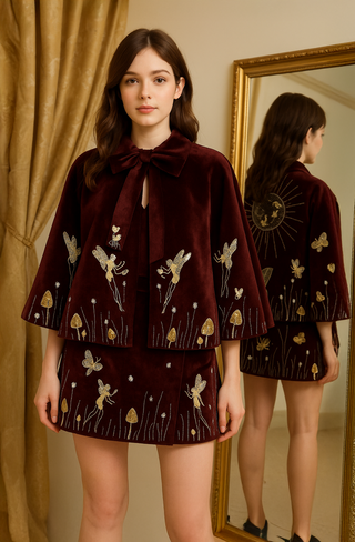 The 'Enchanted Grove' Ensemble — Velvet Whispers & Fairy Dreams