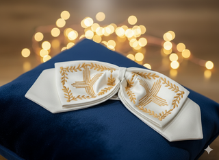 The "Oro Tradicional" Bow Tie — Golden Heritage