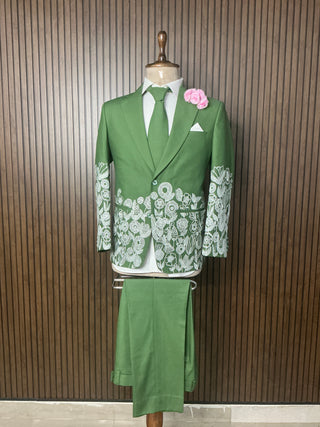 Men's Green Alex SUIT