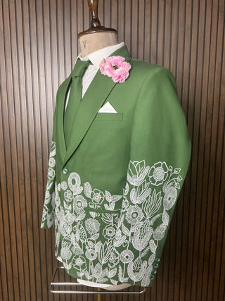 Men's Green Alex SUIT
