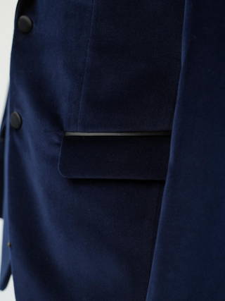 The Midnight Rose Tuxedo — where classic black tie meets poetic detail.