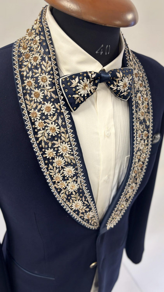 Empire Blue - Velvet suit