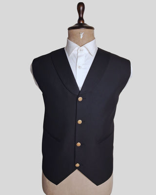 Men Black Customized 4 Piece Gold Embroidered History Suit for Cosplay & Theatre Events