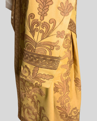 Men’s Rococo Embroidered 3-Piece Suit – Mustard Royal Historical Costume