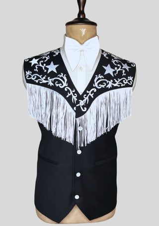 Men’s Cowboy Style Black Country Western 2 Piece Outfit Party Outfit
