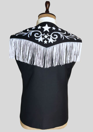 Men’s Cowboy Style Black Country Western 2 Piece Outfit Party Outfit