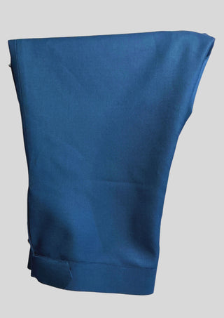 Men Blue Rococo Costume: 18th Century Velvet Suit with Gold Trim Carnival Cosplay Costume