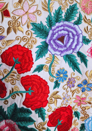 Men Matador Bullfighter Cape – One Shoulder Embroidered Spanish Style Shawl, Floral Statement Cape for Festival, Wedding & Performance