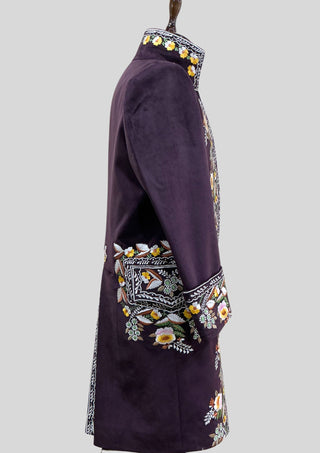 Men’s Wine Rococo 4-Piece Suit – Embroidered Vintage Coat with Waistcoat & Breeches | Baroque Wedding, Royal Costume