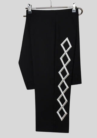 Men’s Black Rococo 4-Piece Embroidered Suit Blazer with Waistcoat, Pants & Long Cape | Royal Theme Carnival Outfit