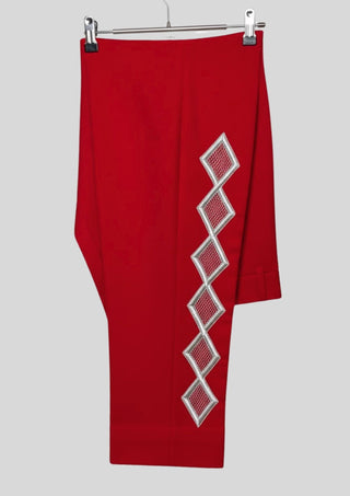 Men’s Maroon Rococo 4-Piece Embroidered Suit Blazer with Waistcoat, Pants & Long Cape | Royal Theme Carnival Outfit