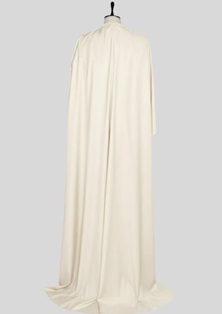 Men’s Ivory Rococo 4-Piece Suit – Embroidered Blazer with Waistcoat, Pants & Long Cape | Royal Theme, Groom & Costume Wear