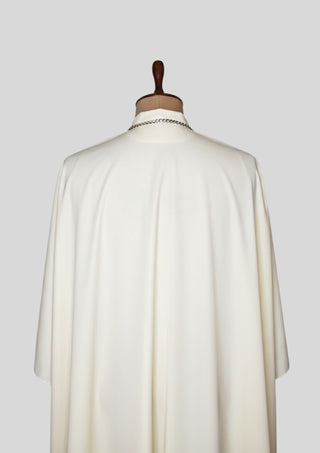 Men’s Ivory Rococo 4-Piece Suit – Embroidered Blazer with Waistcoat, Pants & Long Cape | Royal Theme, Groom & Costume Wear