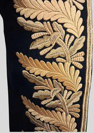 Men’s Black18th Century 3 Piece Rococo Embroidered Suit Theme Wedding Venice Carnival Outfit