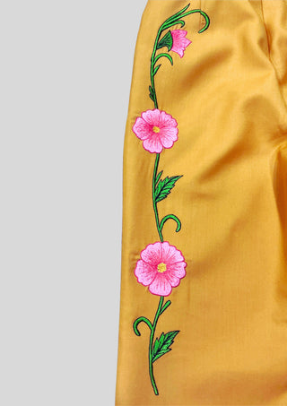 Women’s Mustard Country Western Embroidered 2 Piece Suit Country Girl Style