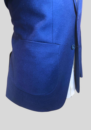 Men’s Royal Blue Classic Blazer Single Breasted Tailored Formal Jacket