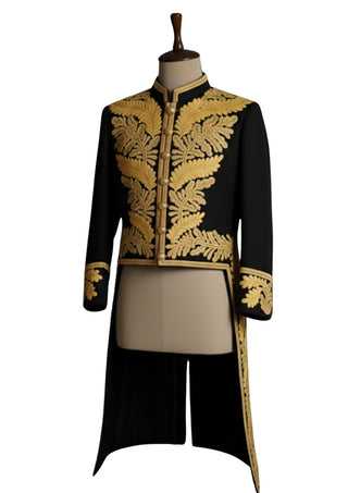 Men Customized Jacket Gold Embroidered 18th Century Rococo Venice Carnival Outfit