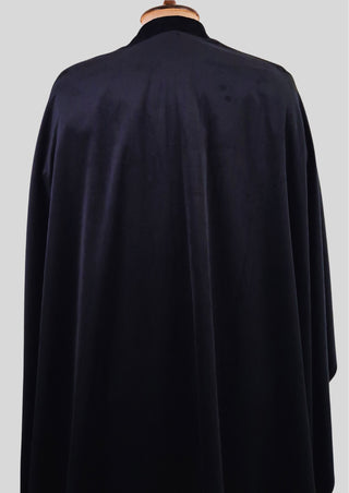 Men Black Velvet Rococo Suit – Gold Embroidered Cape Theatrical Costumes Groom Suit