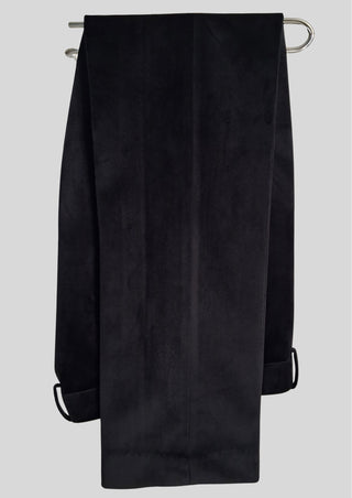 Men Black Velvet Rococo Suit – Gold Embroidered Cape Theatrical Costumes Groom Suit