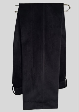 Men's Black Rococo Suit with Purple Embroidery & Cape Wedding Groom Outfit Carnival Attire