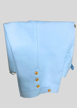 Men’s Rococo Embroidered 3-Piece Suit – Sky Blue Royal Historical Costume