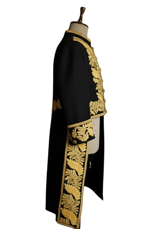 Men Customized Jacket Gold Embroidered 18th Century Rococo Venice Carnival Outfit