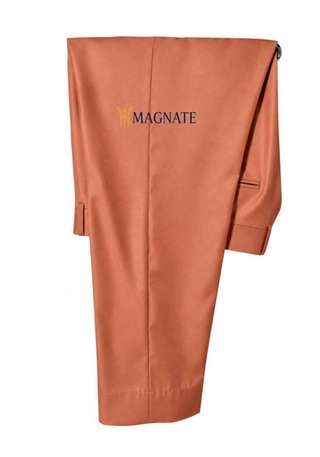 Embroidered Rust Country Western 2-Piece Suit with Floral Detailing